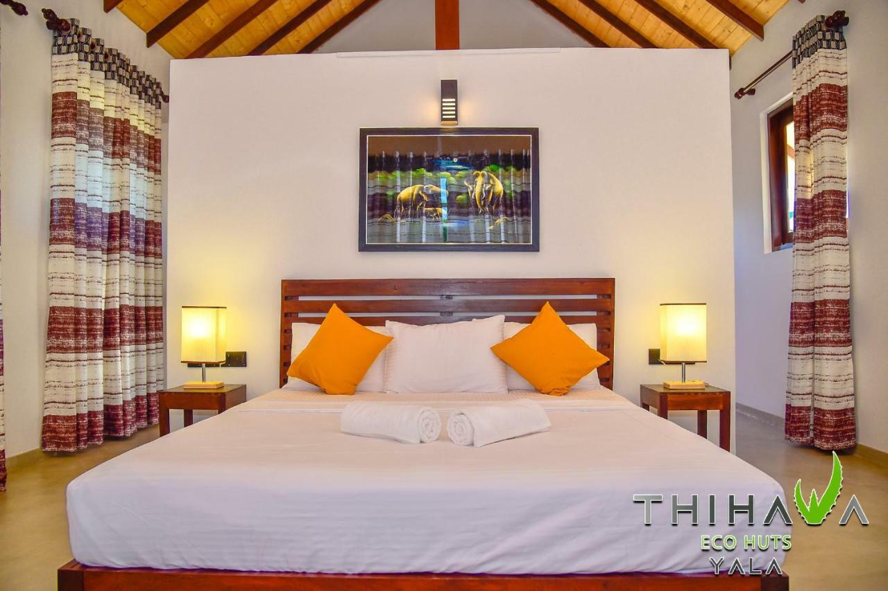 Thihawa Eco Huts Yala Bed and Breakfast Tissamaharama Exteriör bild