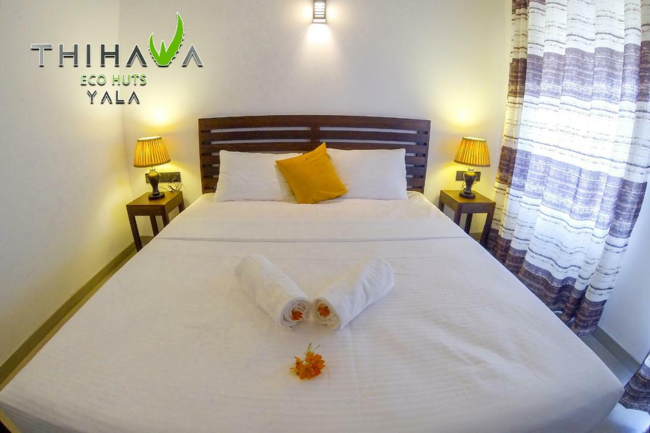 Thihawa Eco Huts Yala Bed and Breakfast Tissamaharama Exteriör bild