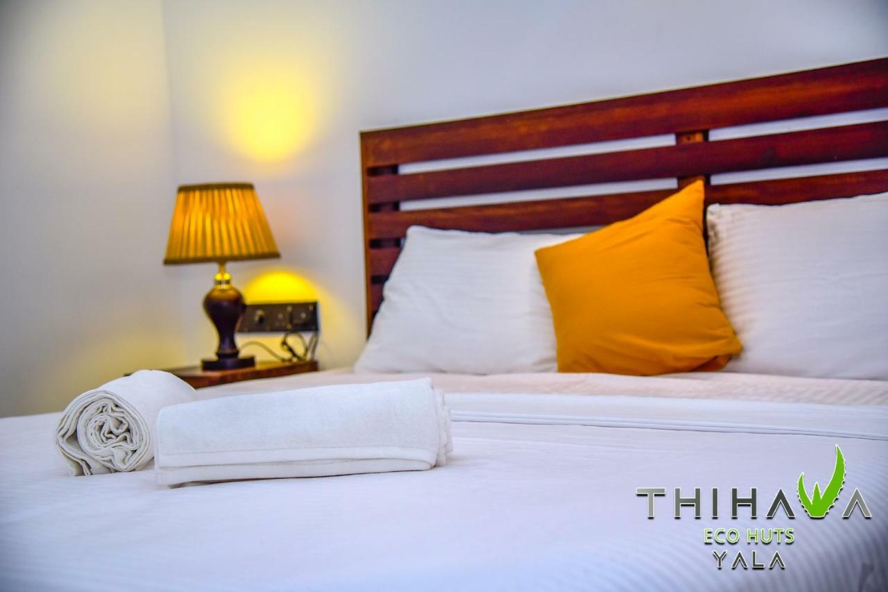 Thihawa Eco Huts Yala Bed and Breakfast Tissamaharama Exteriör bild